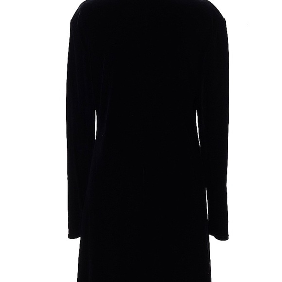 Black Long Sleeve Crew Neck Dress for Work - Picture 6 of 6